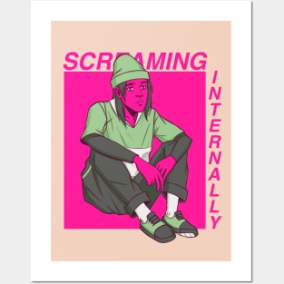 Screaming Internally Posters and Art